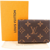 Louis Vuitton Monogram Canvas Small Bifold Card Holder Coin Wallet