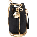 Prada Quilted Re-Nylon Triangle Mini Pouch Crossbody Bag