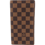 Louis Vuitton Monogram Damier Ebene Brazza Long Wallet