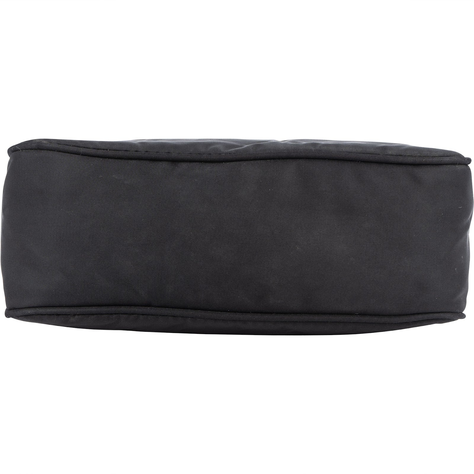 Prada Black Nylon Triangle Vintage Re-Edition Handbag - vintageandkickz