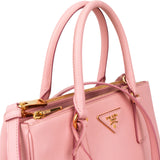 Prada Pink Saffiano Leather Galleria Handbag