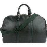 Louis Vuitton Green Taiga Leather Kendall 45 Bandoulière Travel Bag