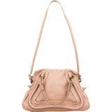 Chloé Pink Grained Leather Paraty Handbag