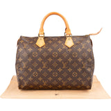 Louis Vuitton Monogram Canvas Speedy 30 Handbag
