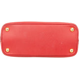 Prada Red Saffiano Leather Promenade Handbag