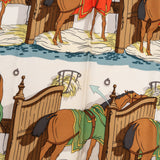 Hermès Ecuries Silk Carre 90 Scarf Tuch