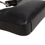 Gucci Black Leather GG Small Shoulder Bag