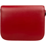 Celine Classic Red Boxcalf Leather Medium Box Crossbody Bag