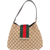 Gucci Monogram GG Sherry Line Web Handbag