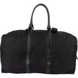 Prada Black Nylon Triangle Duffle Bag 55