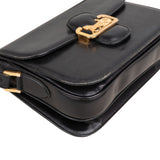 Céline Boxcalf Horse Carriage Triomphe Flap Shoulder Bag