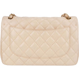 Chanel Quilted Lambskin Jumbo Double Flap Crossbody Bag