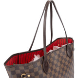 Louis Vuitton Monogram Damier Ebene Canvas Neverfull MM Shoulder Bag