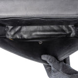 Chanel Quilted Lambskin Bicolor Jumbo Single Flap Shoulder Bag