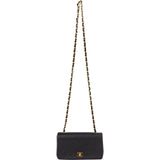 Chanel Quilted Lambskin 24K Gold Single Flap Crossbody Bag