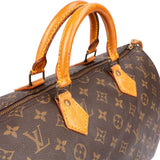 Louis Vuitton Monogram Canvas Speedy 35 Handbag