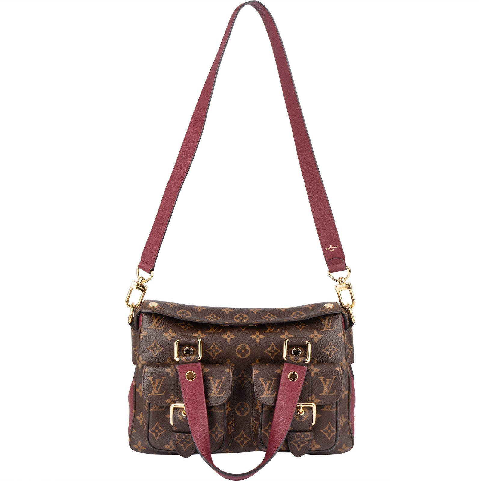 [🔄️B24 / F08] Louis Vuitton Monogram Canvas Manhattan Shoulder Bag - vintageandkickz