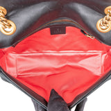 Gucci Matelassé Velvet GG Marmont Crossbody Bag