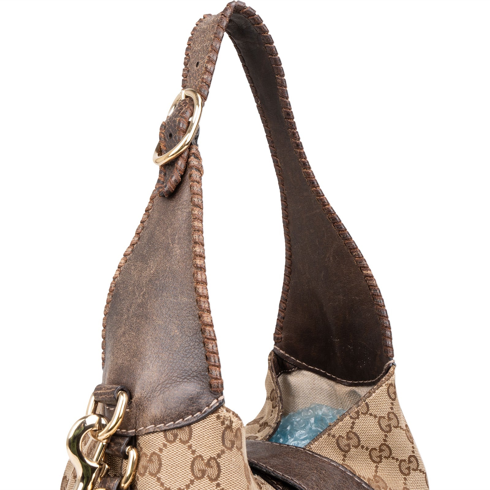 Gucci Monogram GG New Jackie Hobo Shoulder Bag - vintageandkickz