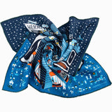 Hermès Faubourg Party Silk 45 Scarf Tuch