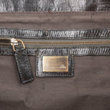 Fendi Croc-Embossed Leather Tote Shoulder Bag