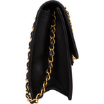 [🔄️B14 / F18] Chanel Quilted Lambskin Medium Double Flap Shoulder Bag - vintageandkickz