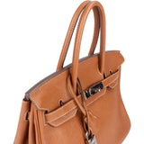 Hermès Brun Togo Leather Birkin 30 Handbag