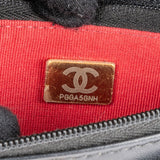 Chanel Quilted Lambskin Camellia Wallet On Chain Crossbody Bag