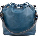 Louis Vuitton Blue Epi Leather NM Sac Noé Petit Shoulder Bag