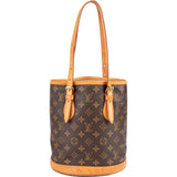 Louis Vuitton Monogram Canvas Bucket PM Shoulder Bag