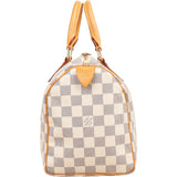 Louis Vuitton Monogram Damier Azur Speedy 25 Handbag