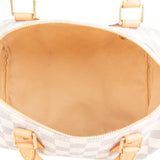 Louis Vuitton Monogram Damier Azur Speedy 30 Handbag