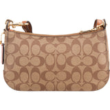 Coach Monogram Demi in Signature Canvas Radial Rainbow Crossbody Bag