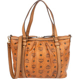 MCM Monogram Visetos Shopper Project Tote Handbag