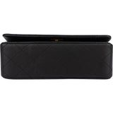 Chanel Quilted Lambskin 24K Gold Single Flap Crossbody Bag