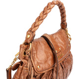 Miu Miu Vitello Lux Leather Coffer Handbag
