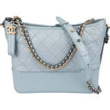 Chanel Quilted Aged Calfskin Medium Gabrielle Hobo Crossbody Bag