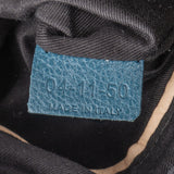 Chloé Bleu Grained Leather Paraty Shoulder Bag