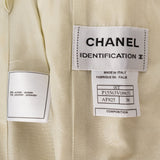 Chanel Cream Glittered Quilted Bustier Bandeau Top (FR38 / DE36)