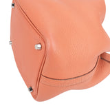 Hermès Crevette Rose Taurillon Clemence Picotin Lock 18 (PM) Handbag