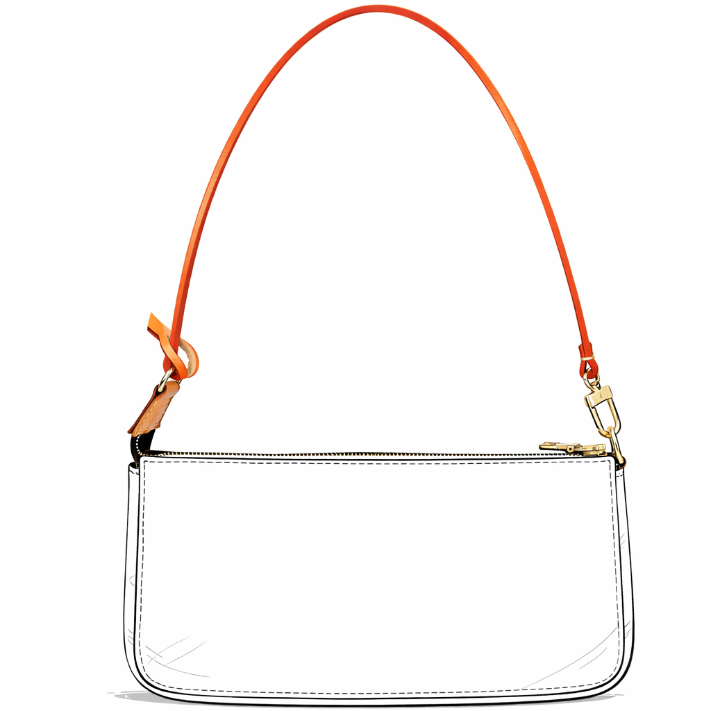 Vachetta Schulterriemen (Kurz & Lang) - Pochette Accessoires - vintageandkickz