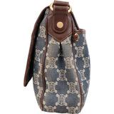 Celine Monogram Macadam Denim Messenger Crossbody Bag