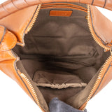 Chloé Grained Leather Marcie Saddle Hobo Shoulder Bag
