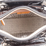 Christian Dior Quilted Patent Leather Lady Dior Handbag - vintageandkickz