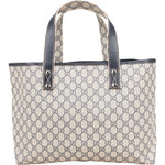 [🔄️B20 / F25] Gucci Supreme Monogram GG Plus Canvas Web Tote Shoulder Bag - vintageandkickz
