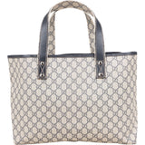 [🔄️B20 / F25] Gucci Supreme Monogram GG Plus Canvas Web Tote Shoulder Bag - vintageandkickz