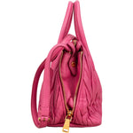 Miu Miu Pink Matelassé Nappa Leather Handbag - vintageandkickz
