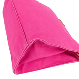 Prada Canapa Cotton Triangle Pouch Bag