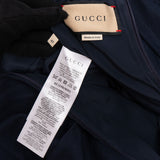 Gucci Navy Cotton A-Line D-Rings Short Sleeve Dress (IT42)