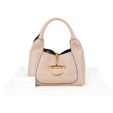 Gucci Grained Leather Horsebit 1955 Small Tote Handbag